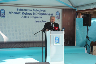Eyüpsultan Belediyesi Ahmet Kekeç Kütüphanesi açıldı