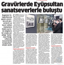 Gravürlerde Eyüpsultan sanatseverlerle buluştu