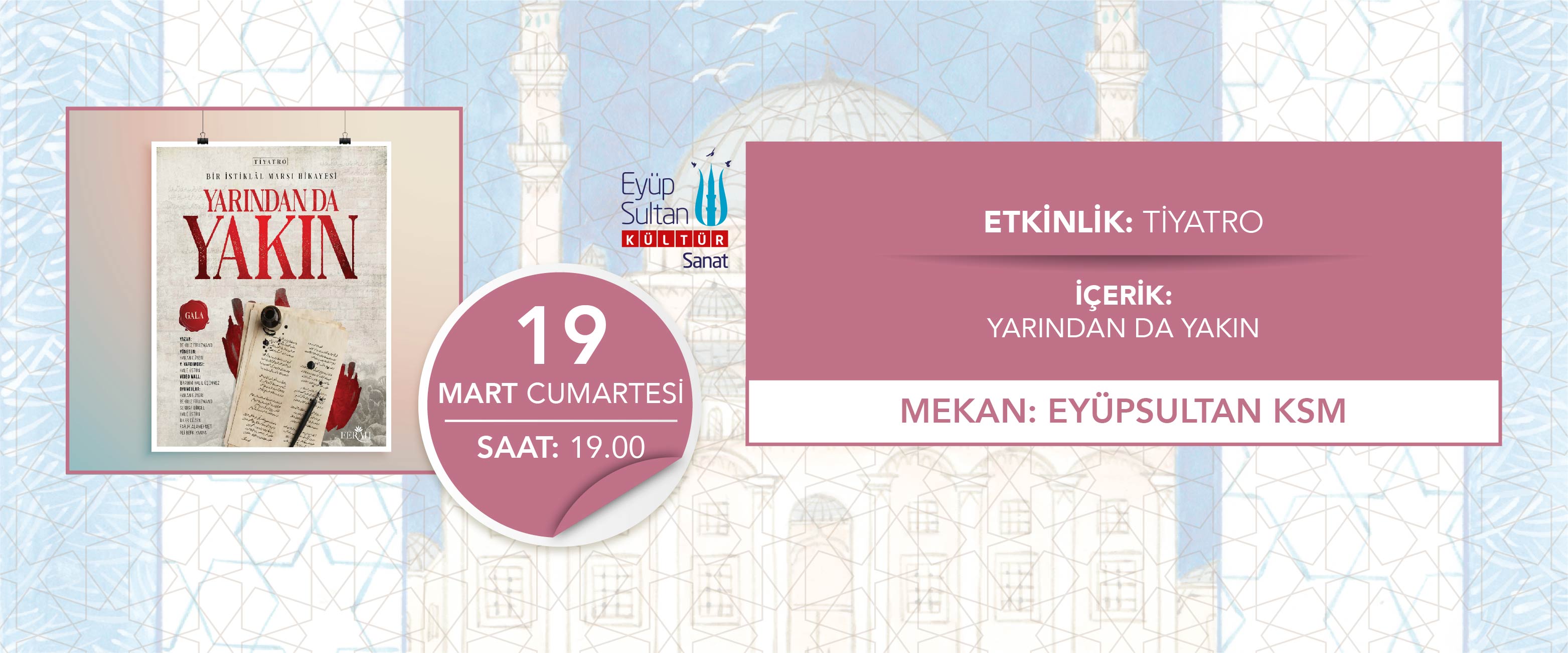 YARINDAN DA YAKIN - TİYATRO