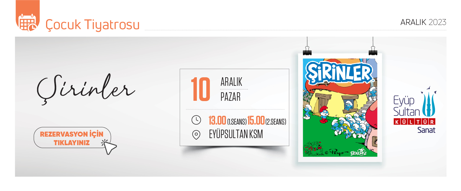 ŞİRİNLER | ÇOCUK TİYATROSU - 1. SEANS ŞİRİNLER | ÇOCUK TİYATROSU - 1. SEANS