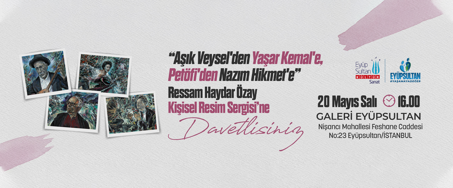 RESSAM HAYDAR ÖZAY - KİŞİSEL RESİM SERGİSİ