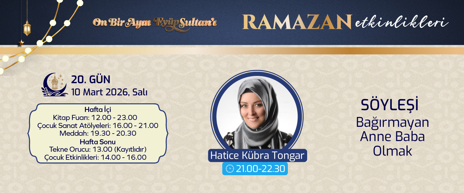 RAMAZAN ETKİNLİKLERİ 20. GÜN
