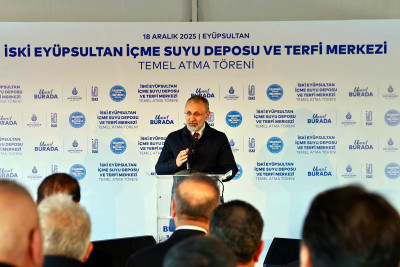Eyüpsultan İçme Suyu ve Terfi Merkezi'nin temeli atıldı