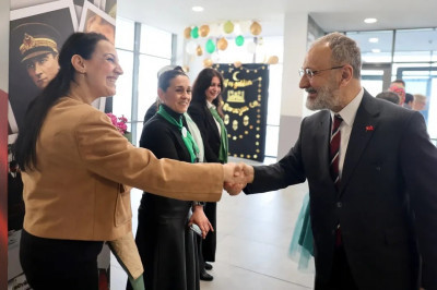 Başkan Özmen, Yeşilay Haftası etkinliğinde öğrencilerle buluştu