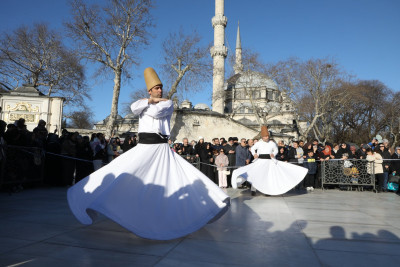 Eyüpsultan'da sema gösterisi büyüledi