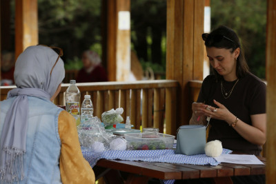 2. Geleneksel ESMEK Örgü Festivali renkli görüntülere sahne oldu