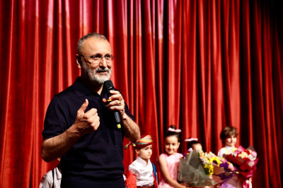 EYÜPSULTAN'DA 124 ÇOCUK İLK MEZUNİYET HEYECANINI YAŞADI