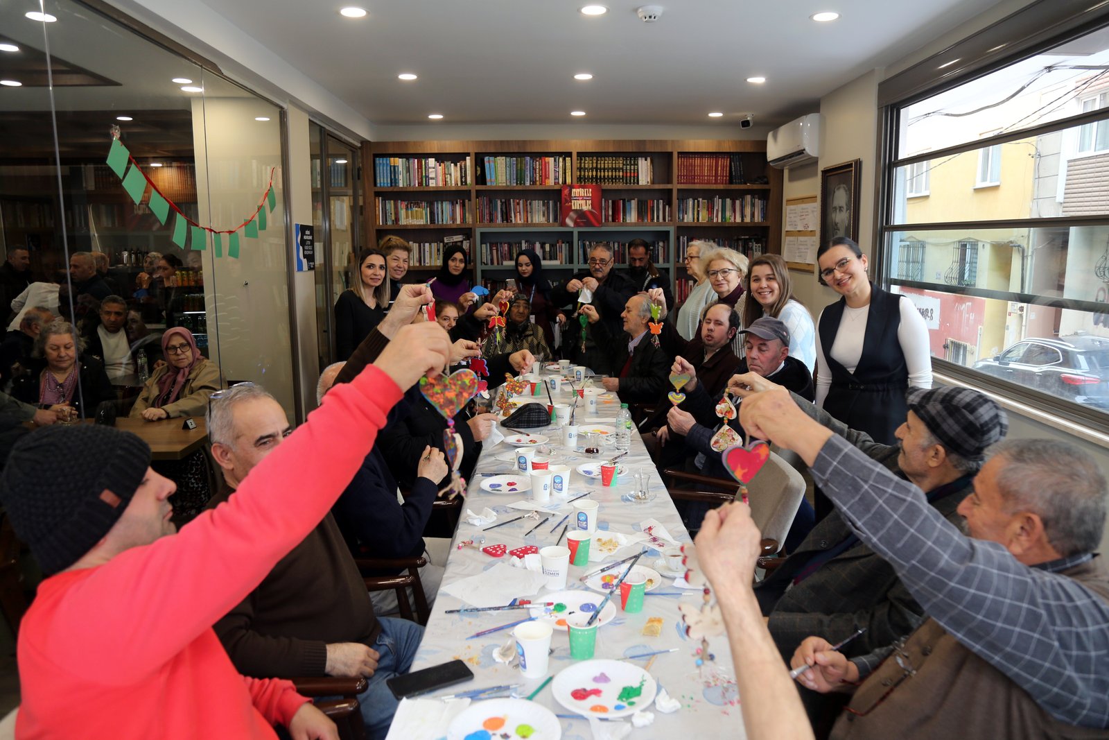 Emekliler Lokali-Hafıza Kafe'de “Sevgi Günü Etkinliği” 