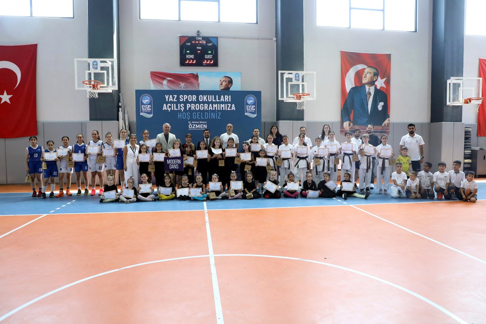 Eyüpsultan Belediyesi Yaz Spor Okulları başladı