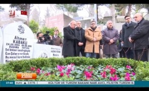 Ahmet Kabaklı Kabri Başında Anıldı Ahmet Kabaklı Kabri Başında Anıldı