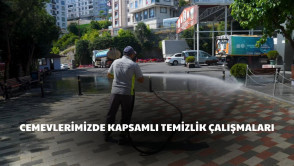  Muharrem Ayı'nda, Eyüpsultan'ımızdaki cemevlerimizde kapsamlı temizlik çalışmaları gerçekleştirdik